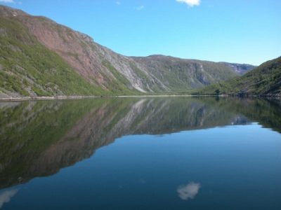 Einfahrt in den hinteren teil des Fjordes